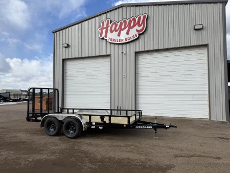 New 2027 PJ 77 x14' Tandem Axle Utility Trailer - UK