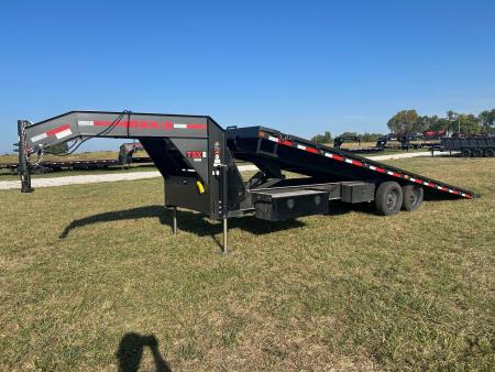 Used 2026 MAXX-D 102x26 Tandem 11.5K GN Deckover Power Tilt w/ Hydraulic Jacks & EOH Brakes