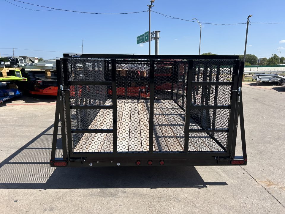New 2026 Top Hat Trailers MLS83X14 Landscape Trailer