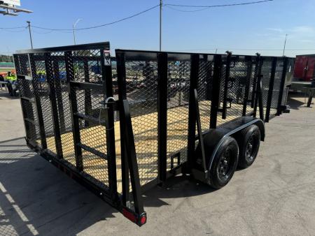 New 2026 Top Hat Trailers LS07 16' X 83" Landscape Trailer