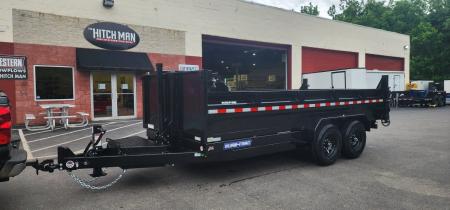 New 7 x 16 Sure Trac Low-Pro Telescopic Dump Trailer 14k