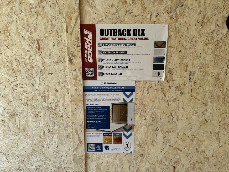 New Pace American 6'x12' rear Ramp Door (Outback)