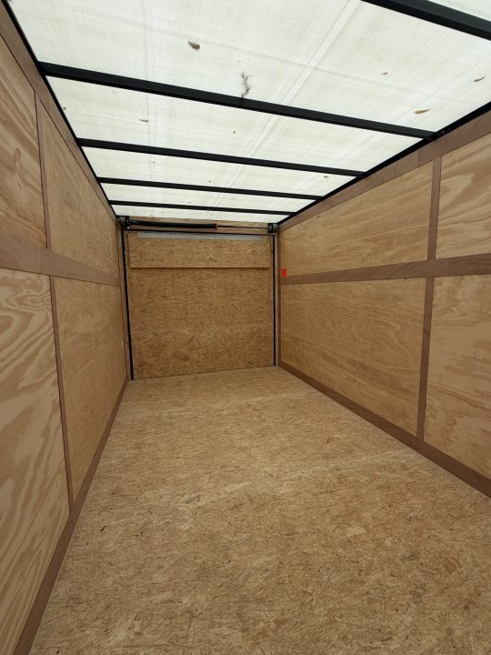 New 2027 Stealth 7 X 16 Cargo / Enclosed Trailer with Ramp Door and 6ft 6in interior Height Light Lid Roof