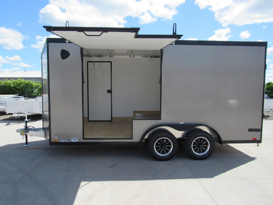 New 2026 Discovery Trailers 7.5x16ft Enclosed Trailer with Escape Door