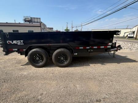 New 2027 PJ Trailers 83x14 14K Low Pro Scissor Dump Trailer