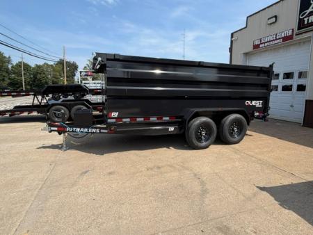 New 2027 PJ Trailers 83x14 14K Low Pro Scissor Dump Trailer