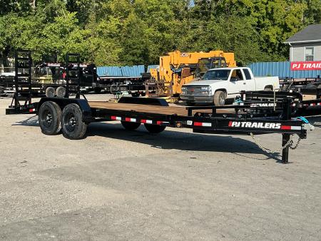 New 2027 PJ Trailers 83  x 20' Voyager Series (EV) - 15.4K GVWR Equipment Trailer