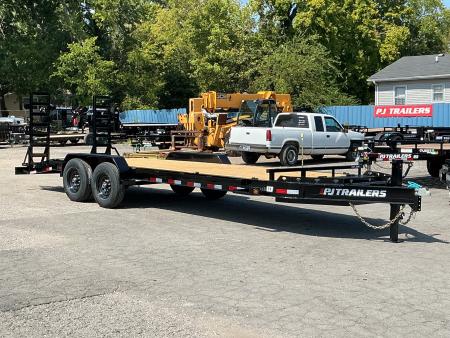 New 2027 PJ Trailers 83  x 22' Voyager Series (EV) - 15.4K GVWR Equipment Trailer