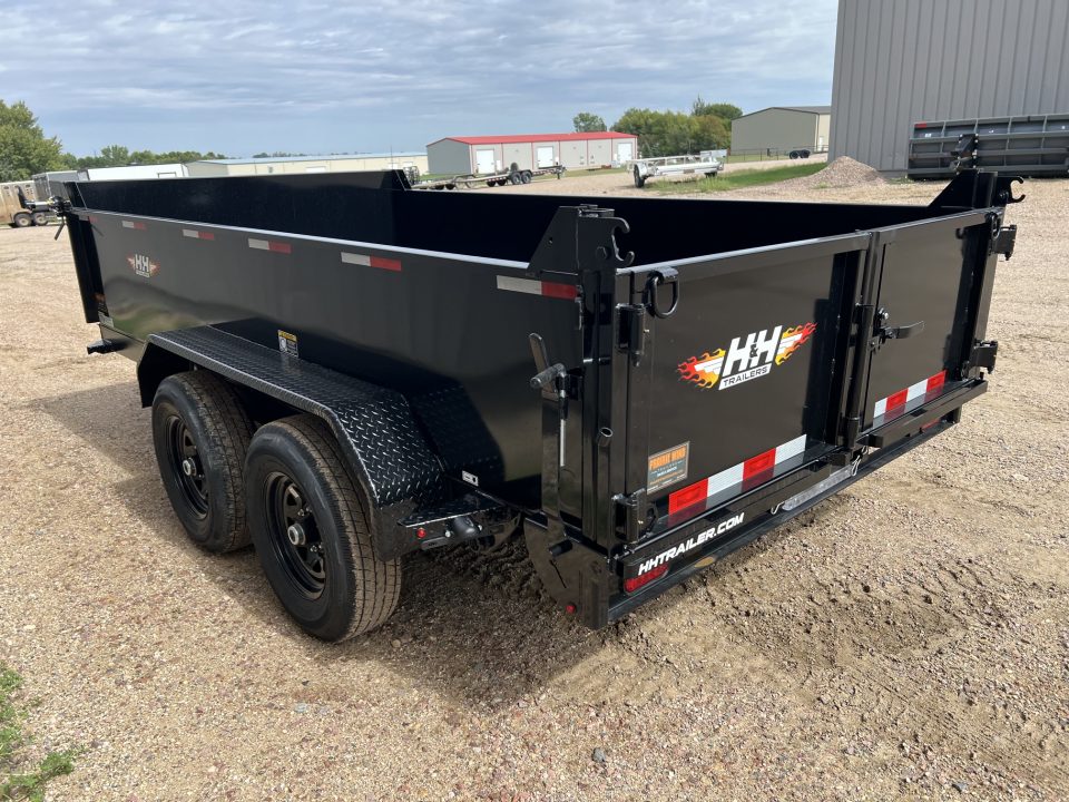 New 2027 H&H Trailers 12' H7612UD Dump Trailer