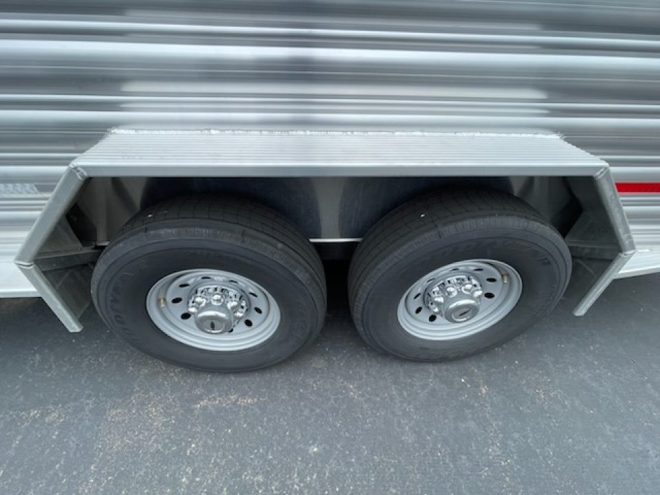 New 2027 Featherlite Trailers 7x24 model 8127 Stock / Stock Combo Trailer