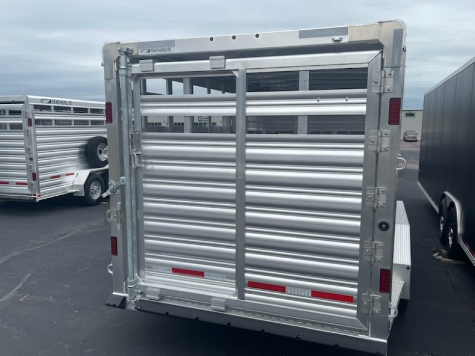 New 2027 Featherlite Trailers 7x24 model 8127 Stock / Stock Combo Trailer