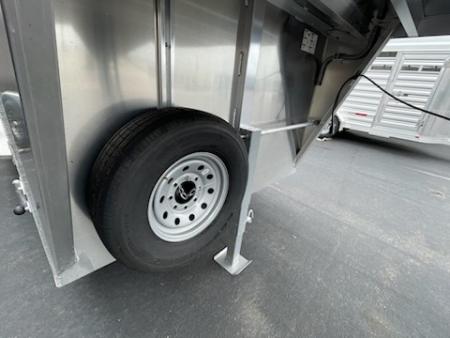 New 2027 Featherlite Trailers 7x24 model 8127 Stock / Stock Combo Trailer