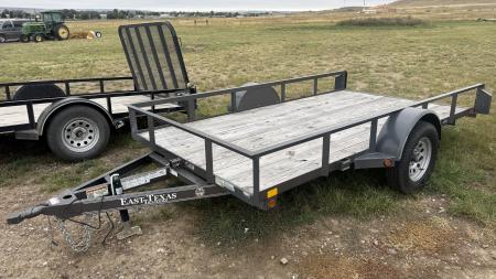 Used 2020 East Texas Trailers 77 x12' Tilt Trailer