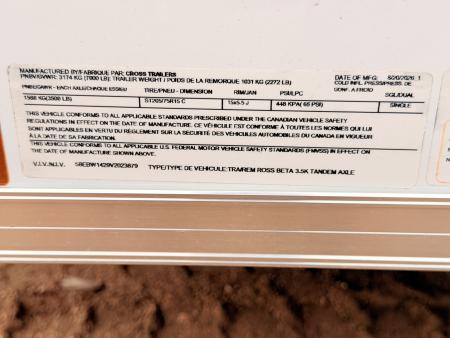 New 2027 Cross Trailers 7-14-1.5V Enclosed 7K GVWR