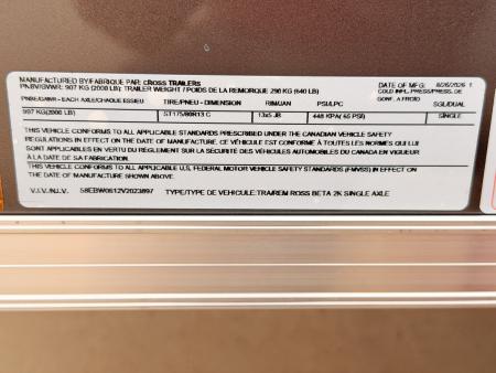 New 2027 Cross Trailers 4-6-1V Enclosed Barn Door 2K GVWR
