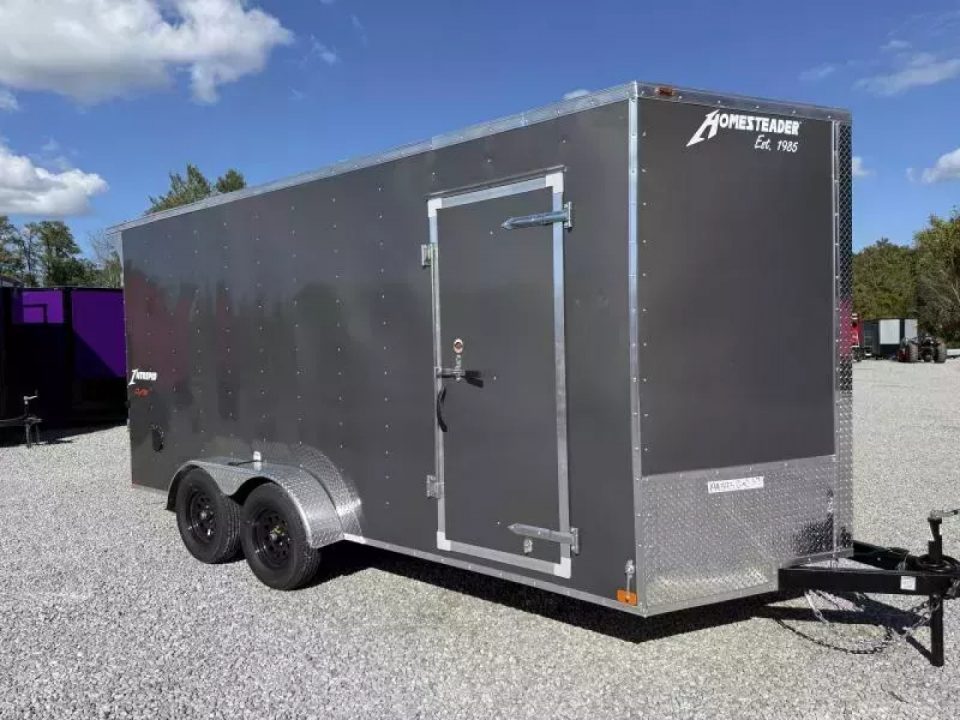 New 2027 Homesteader Trailer 7X16 IT OHV (SPOILER) Cargo / Enclosed Trailer