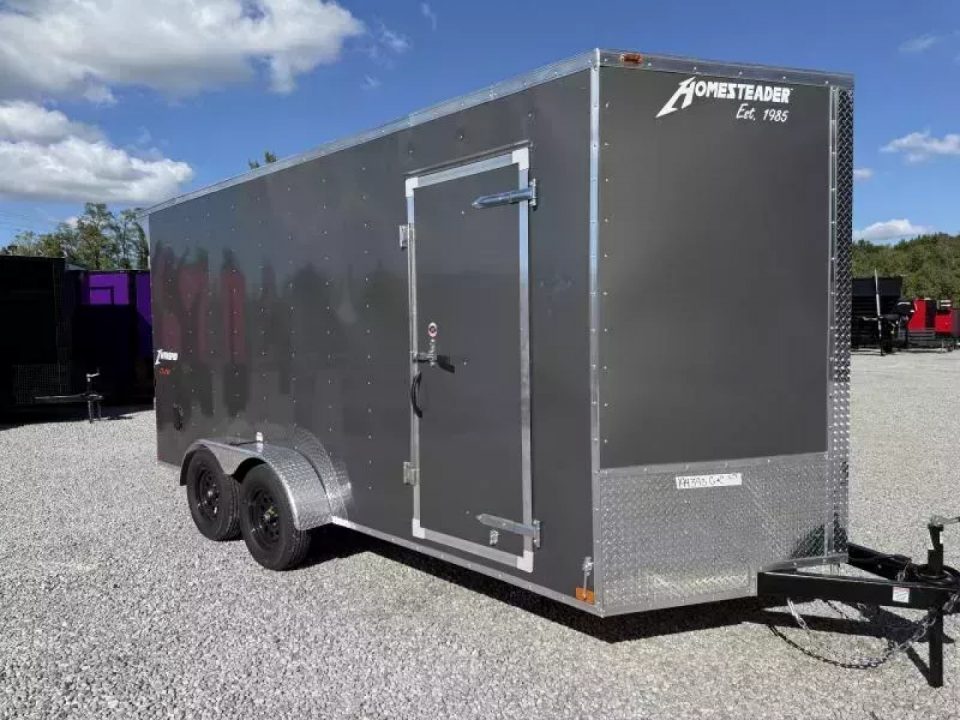 New 2027 Homesteader Trailer 7X16 IT OHV (SPOILER) Cargo / Enclosed Trailer