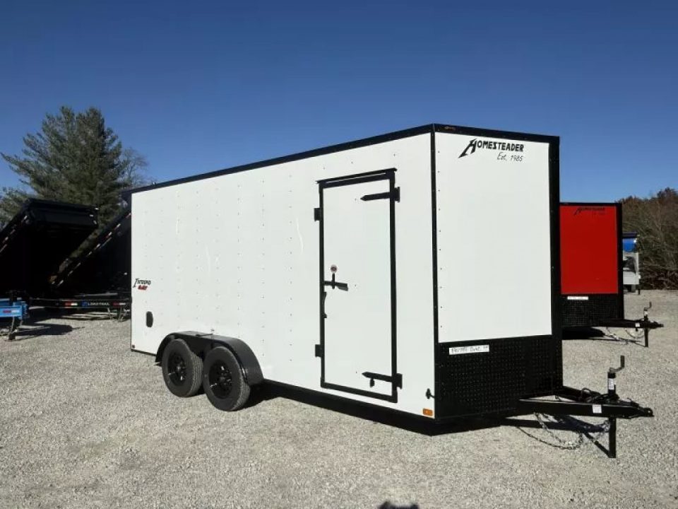 New 2027 Homesteader Trailer 7X16 IT OHV BLACKOUT (SPOILER) Cargo / Enclosed Trailer