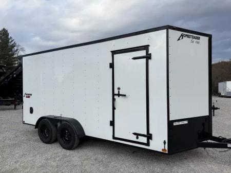 New 2027 Homesteader Trailer 7X16 IT OHV BLACKOUT (SPOILER) Cargo / Enclosed Trailer