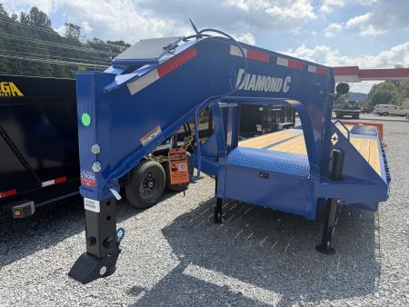 New 2027 Diamond C FMAX212 GOOSENECK TRAILER **FACTORY GPS**HYDRO DOVE&JACKS ** ABS BRAKES** ALUMINUM OUTER RIMS