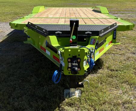 New 2027 Diamond C HXD210 Max Width Tilt Trailer; ABS Brakes; 4’ Stationary Deck 18’ Tilt Deck; Drive Over Fenders