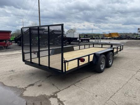 New 2027 AMO 82x20 TA2 Low Side Landscape Trailer