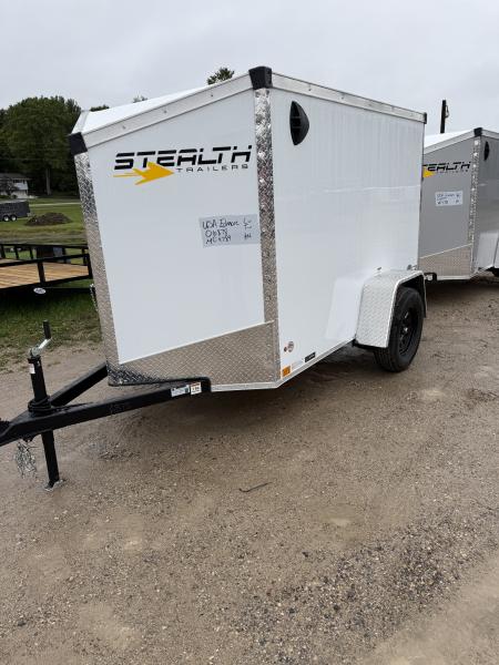 New 2027 Stealth Trailers 5X8 W/RAMP Cargo / Enclosed Trailer