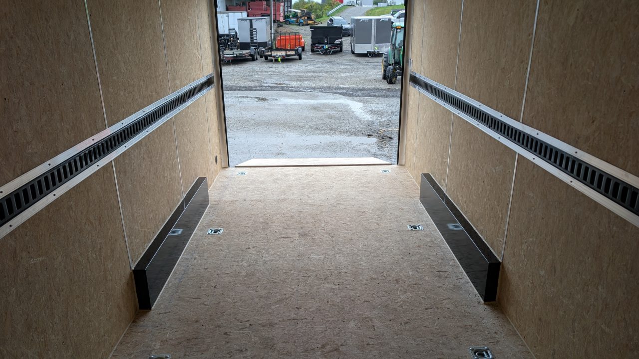 New 2027 BELMONT 7.5 x 18 HD V-Nose Cargo Trailer w/ Knife Edge Ramp (84" INSIDE)
