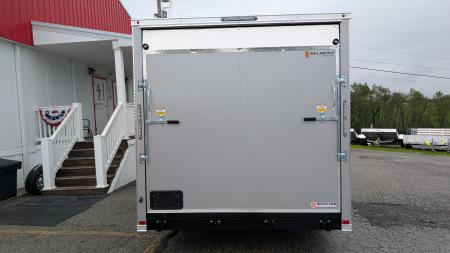 New 2027 BELMONT 7.5 x 18 HD V-Nose Cargo Trailer w/ Knife Edge Ramp (84" INSIDE)