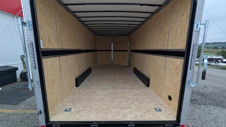 New 2027 BELMONT 7.5 x 18 HD V-Nose Cargo Trailer w/ Knife Edge Ramp (84" INSIDE)