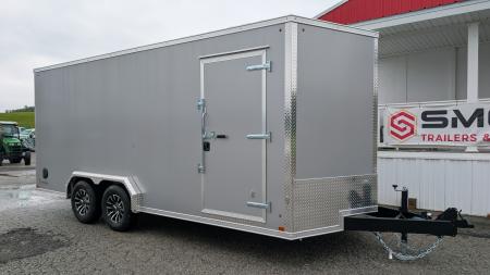 New 2027 BELMONT 7.5 x 18 HD V-Nose Cargo Trailer w/ Knife Edge Ramp (84" INSIDE)