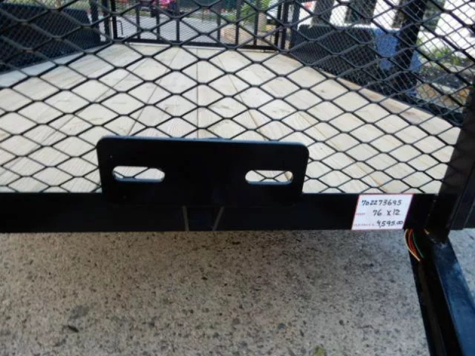New 2027 Currahee 76x12' Landscape, 2' Mesh Sides, Removable Ramp Gate