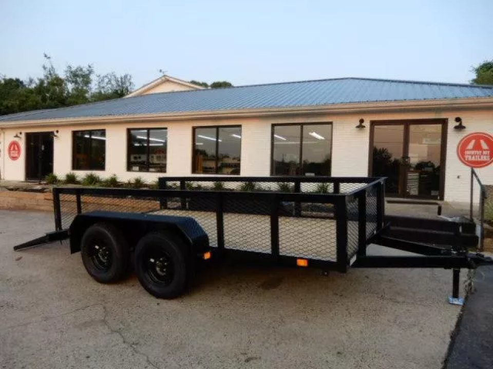 New 2027 Currahee 76x12' Landscape, 2' Mesh Sides, Removable Ramp Gate