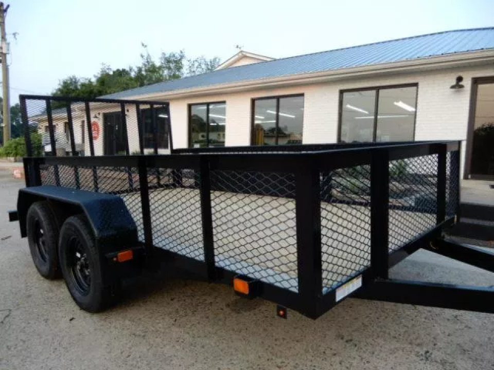 New 2027 Currahee 76x12' Landscape, 2' Mesh Sides, Removable Ramp Gate