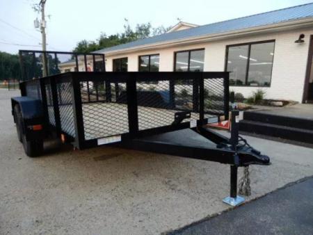 New 2027 Currahee 76x12' Landscape, 2' Mesh Sides, Removable Ramp Gate