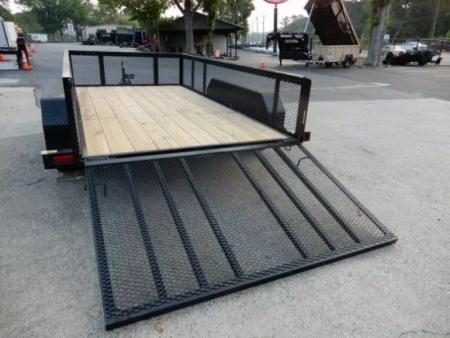 New 2027 Currahee 76x12' Landscape, 2' Mesh Sides, Removable Ramp Gate