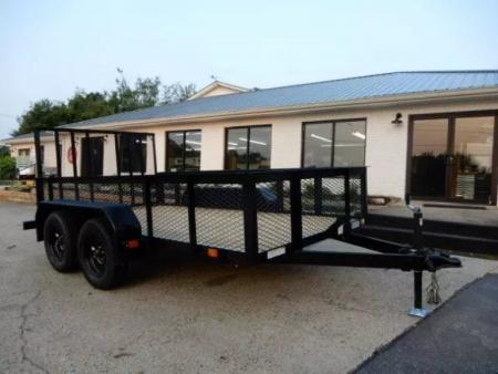 New 2027 Currahee 76x12' Landscape, 2' Mesh Sides, Removable Ramp Gate