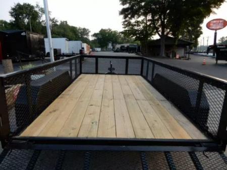New 2027 Currahee 76x12' Landscape, 2' Mesh Sides, Removable Ramp Gate