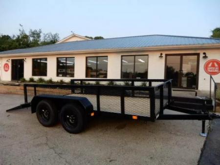 New 2027 Currahee 76x12' Landscape, 2' Mesh Sides, Removable Ramp Gate