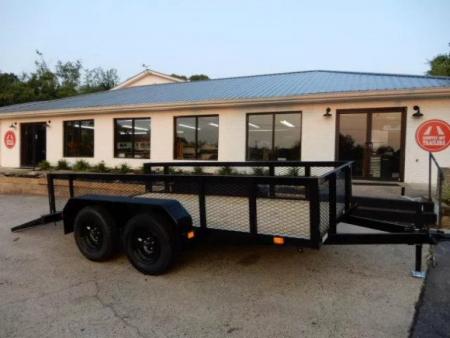 New 2027 Currahee 76x12' Landscape, 2' Mesh Sides, Removable Ramp Gate