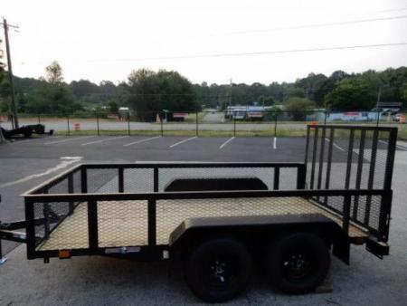 New 2027 Currahee 76x12' Landscape, 2' Mesh Sides, Removable Ramp Gate