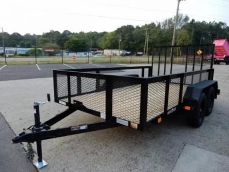 New 2027 Currahee 76x12' Landscape, 2' Mesh Sides, Removable Ramp Gate