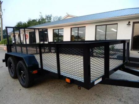 New 2027 Currahee 76x12' Landscape, 2' Mesh Sides, Removable Ramp Gate