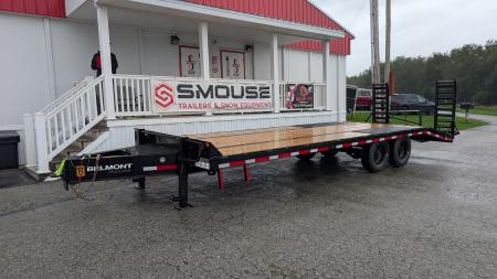 New 2027 Belmont 20+5 HD Deckover Tagalong w/ Stand Up Ramps (SINGLE 10K Axles!!!)