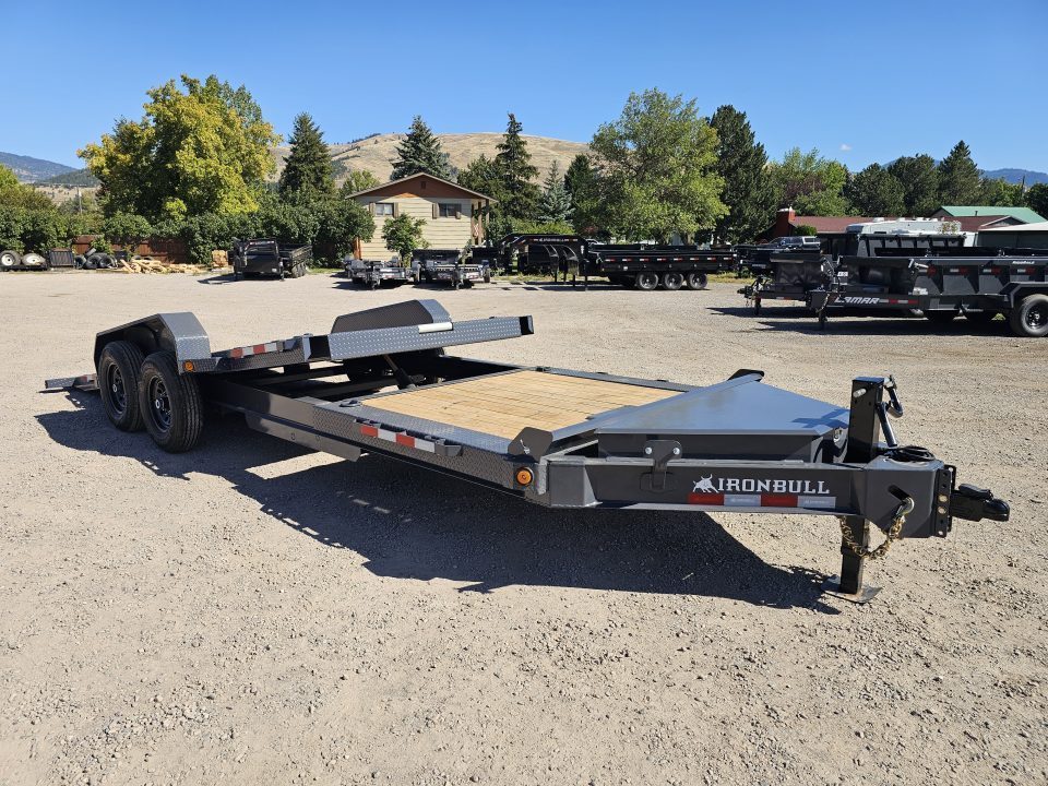 New 2027 Iron Bull 83"x22' 14k Tilt Deck Trailer