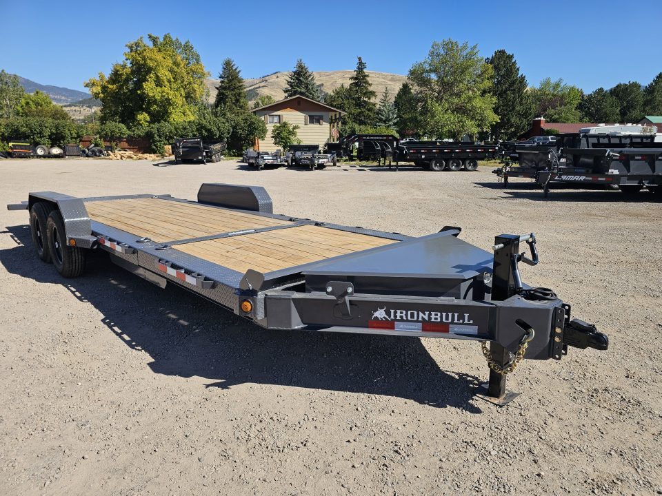 New 2027 Iron Bull 83"x22' 14k Tilt Deck Trailer