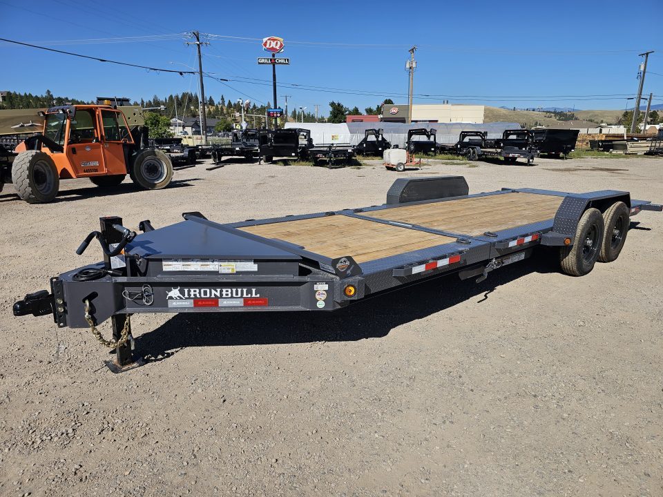 New 2027 Iron Bull 83"x22' 14k Tilt Deck Trailer