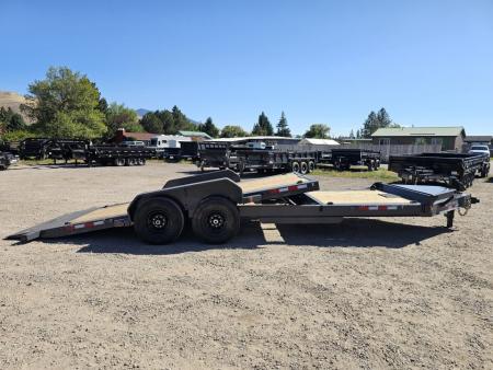 New 2027 Iron Bull 83"x22' 14k Tilt Deck Trailer