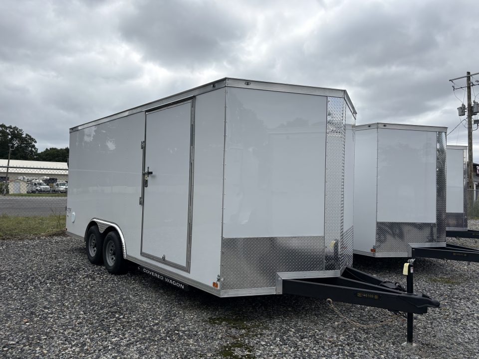 New 2027 Covered Wagon Trailers 8.5X18TA-10K GVWR Cargo / Enclosed Trailer
