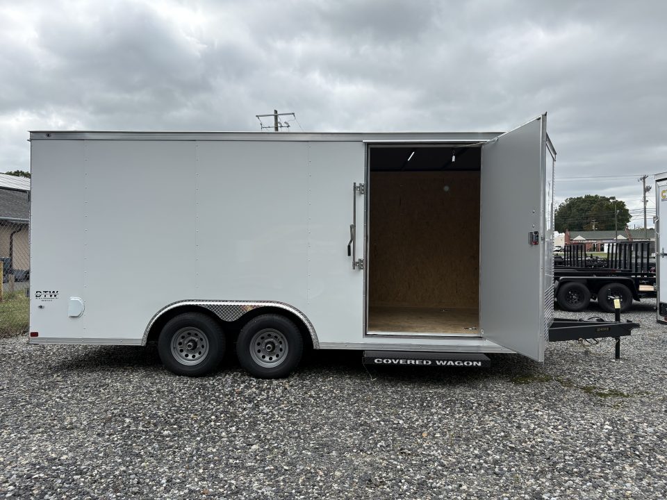 New 2027 Covered Wagon Trailers 8.5X18TA-10K GVWR Cargo / Enclosed Trailer